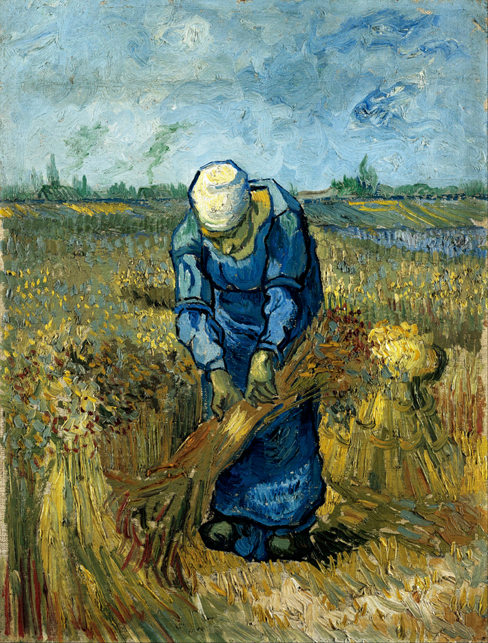  文森特·威廉·梵高  Vincent Willen Van Gogh —— 捆草的农妇